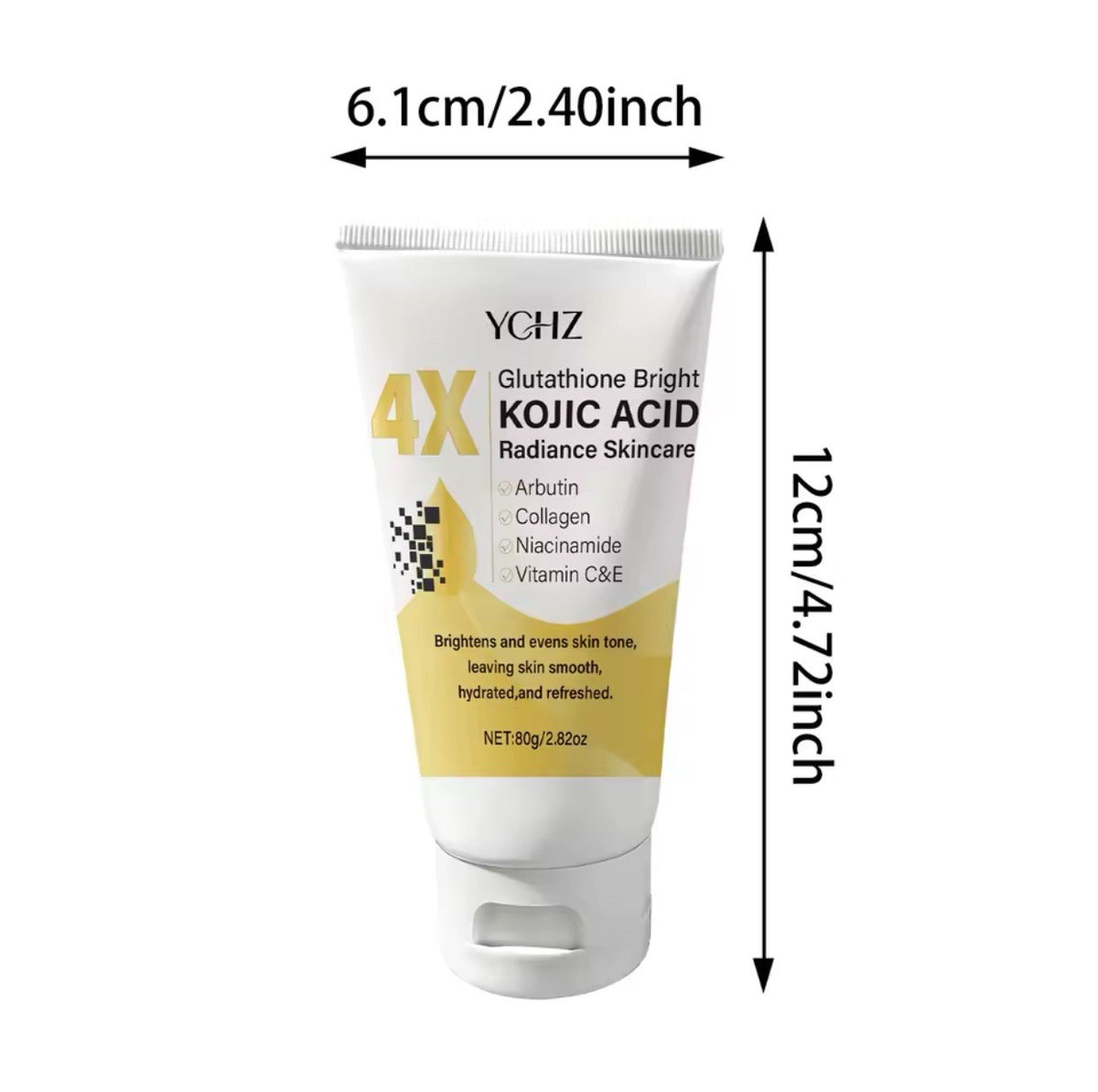 Crème Kojic Acid 80g – Anti‑Taches & Éclat – Niacinamide, Arbutin, Vit C