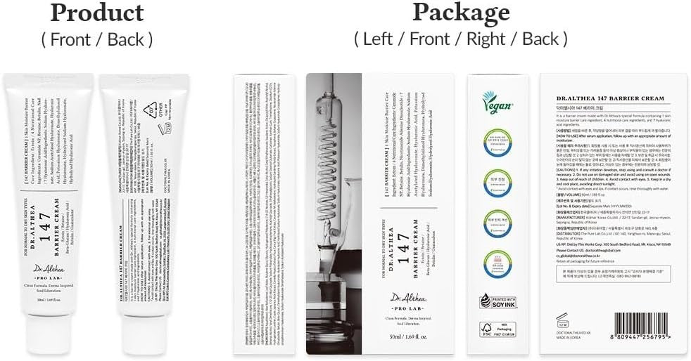 Dr.Althea 147 Barrier Cream 50ml – Crème Hydratante à l’Acide Hyaluronique 7HA