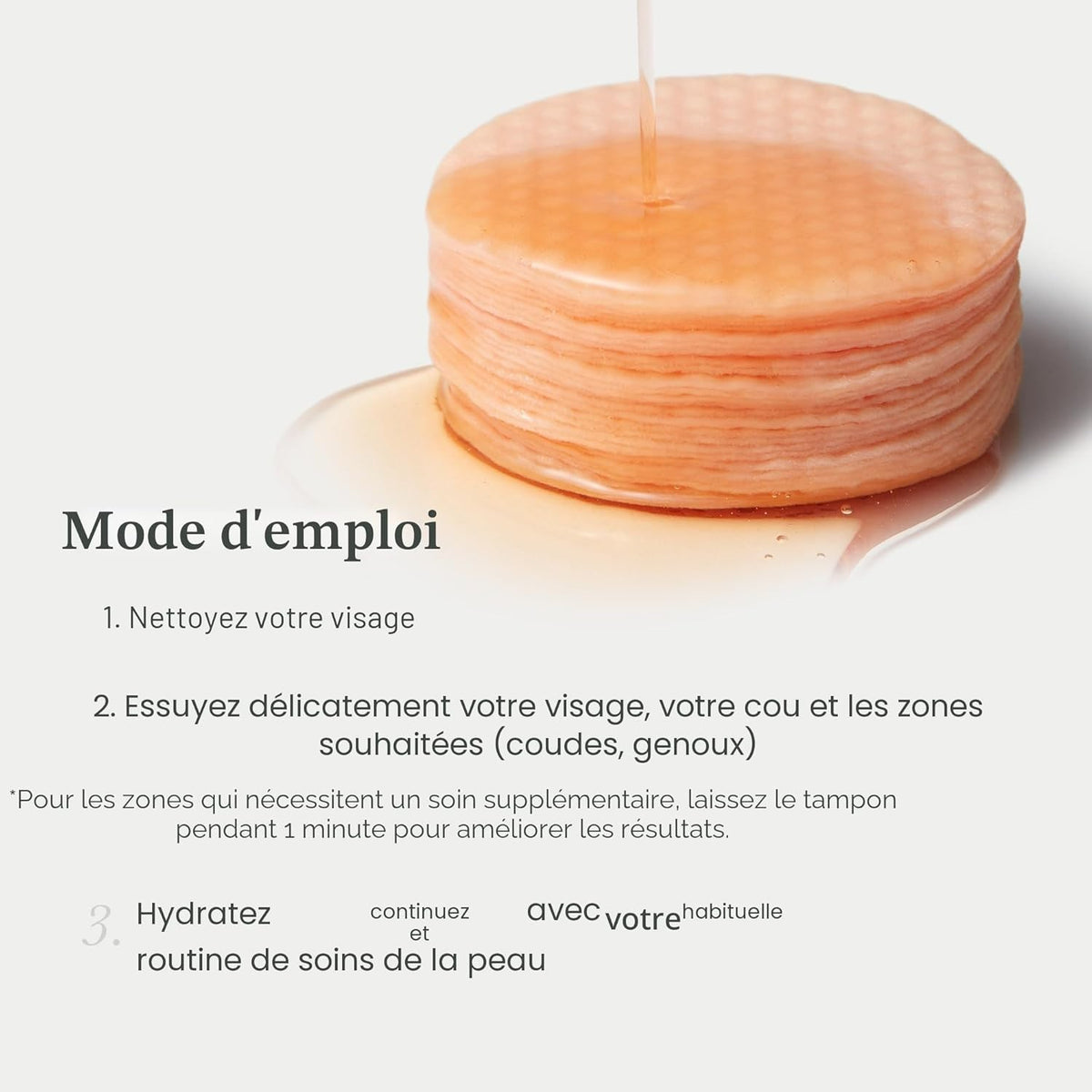 Medicube Red Succinic Acid Peeling Pads 70 unités – Anti-acné, exfoliant AHA/BHA