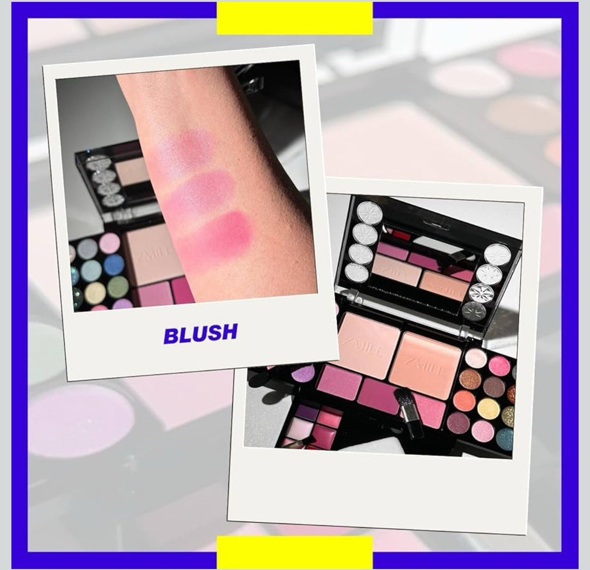 Palette Maquillage Diamonds | Vegan | Format Voyage | Idéale Sac à Main