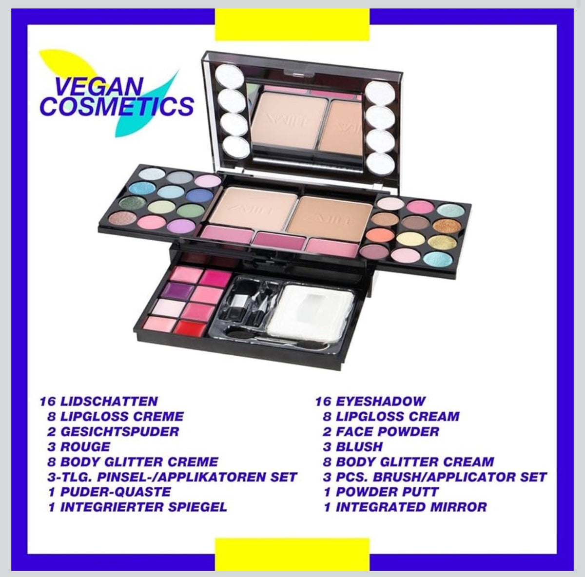 Palette Maquillage Diamonds | Vegan | Format Voyage | Idéale Sac à Main
