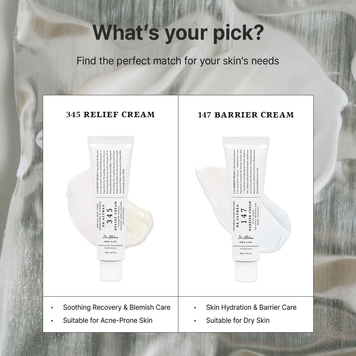 Dr.Althea 147 Barrier Cream 50ml – Crème Hydratante à l’Acide Hyaluronique 7HA