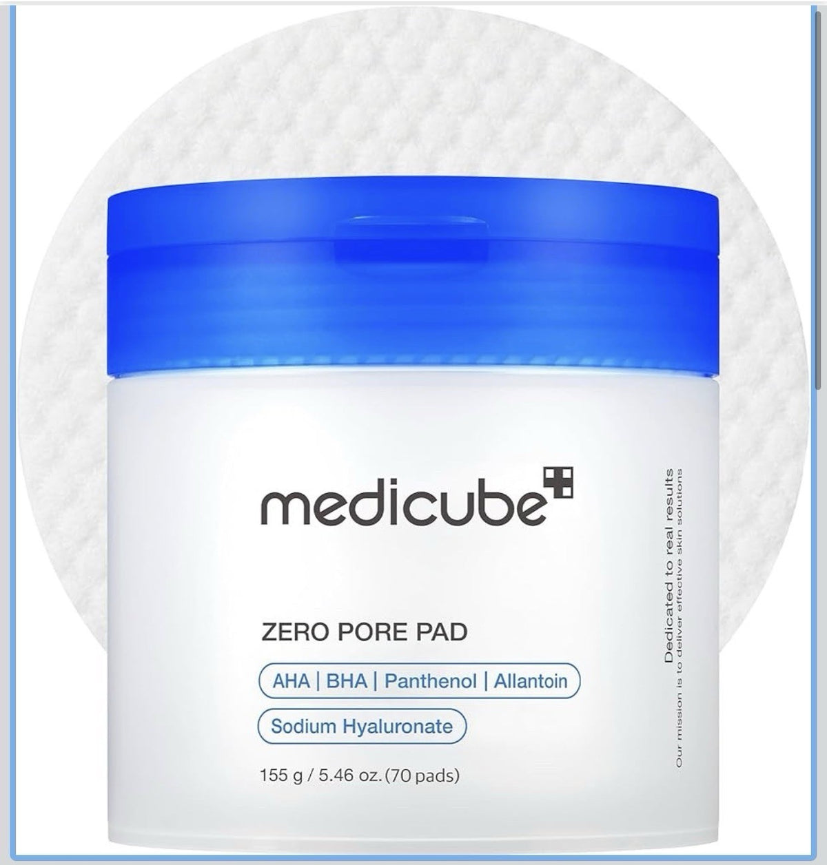 Medicube Zero Pore Pads 2.0 – AHA 4,5% & BHA – 70 Pads – Pores Affinés Peau Lisse