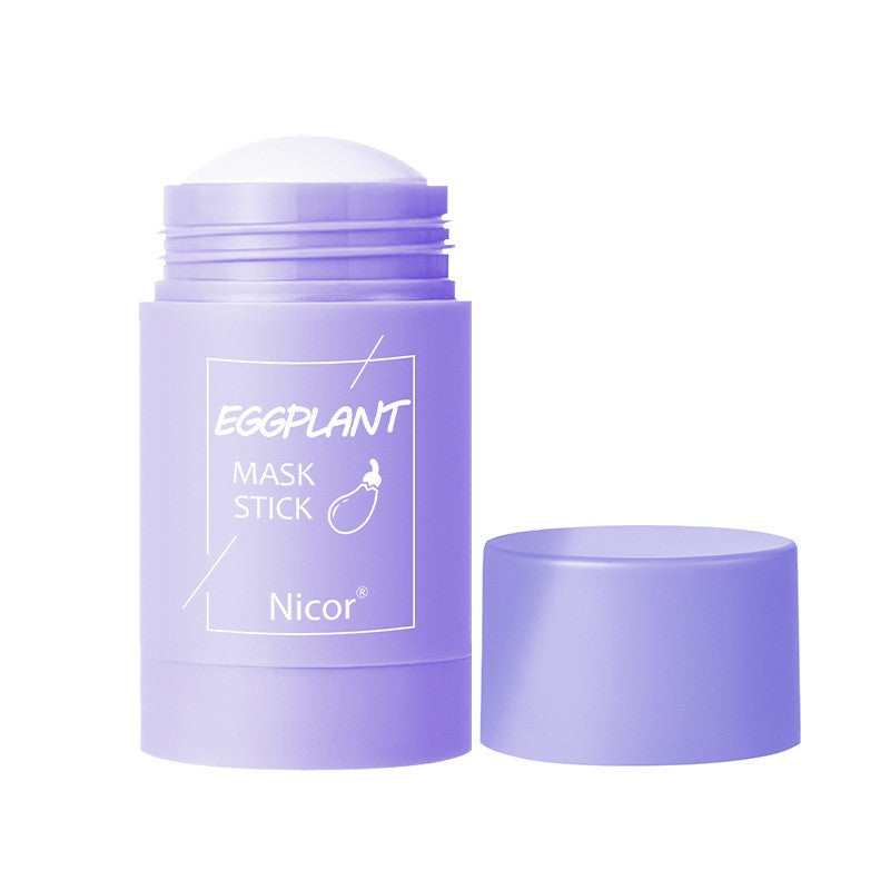 Masque Nettoyant Stick Thé Vert/Aubergine – Purifiant, Anti‑Sébum, Éclat du Teint