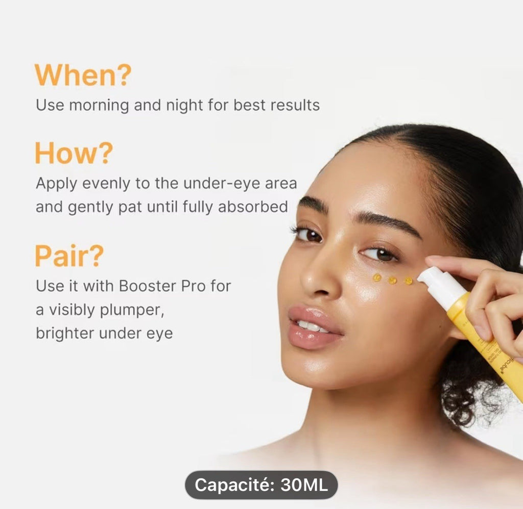 MEDICUBE Gel Contour des Yeux Curcuma Acide Kojic Rétinol Caféine 30 ml